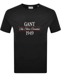 GANT - Original Graphic T Shirt - Lyst