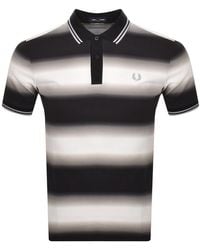 Fred Perry - Stripe Graphic Polo T Shirt - Lyst