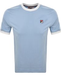 Fila - Fila Marconi Ringer T Shirt Frozen Fjord - Lyst