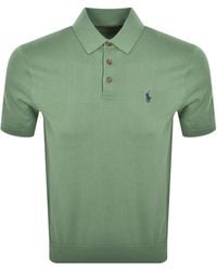 Ralph Lauren - Knit Polo T Shirt - Lyst