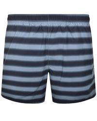 Lacoste - Stripe Swim Shorts - Lyst