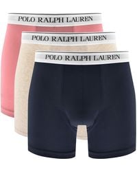 Ralph Lauren - Underwear 3 Pack Boxer Briefs - Lyst