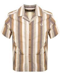 Fred Perry - Ombre Stripe Collar Shirt - Lyst