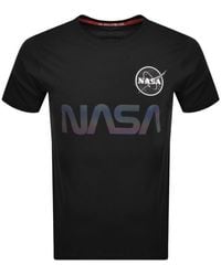 Alpha Industries - Nasa Reflective T Shirt - Lyst