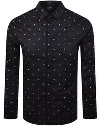 ARMANI EXCHANGE - Long Sleeve Shirt - Lyst