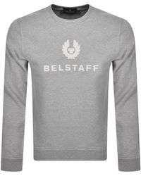 Belstaff - Crew Neck Sweatshirt - Lyst