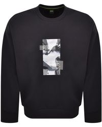 BOSS - Boss Stenson Zone Sweatshirt - Lyst