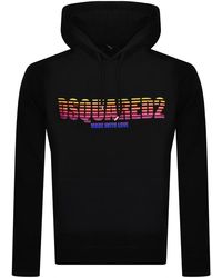 DSquared² - Logo Pullover Hoodie - Lyst