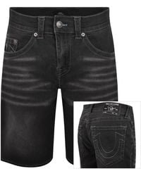 TRUE RELIGION - Bobby Denim Shorts Wash - Lyst