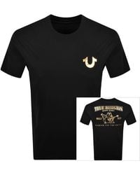 TRUE RELIGION - Metallic Buddha T Shirt - Lyst