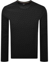 BOSS BUSINESS - Boss Waffle All Over Print T Shirt - Lyst