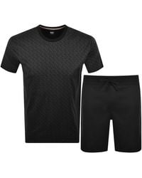 BOSS BUSINESS - Boss Relax T Shirt And Shorts Set - Lyst