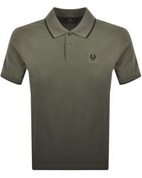 Belstaff - Tipped Polo T Shirt - Lyst
