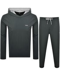 BOSS BUSINESS - Boss Mix And Match Hooded Tracksuit - Lyst