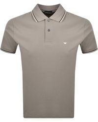 Armani - Emporio Short Sleeved Polo T Shirt - Lyst