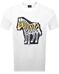 Paul Smith - Cut Out T Shirt - Lyst