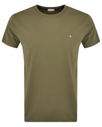 GANT - Original Short Sleeve T Shirt - Lyst
