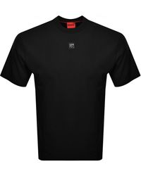 HUGO - Dalile Crew Neck T Shirt - Lyst