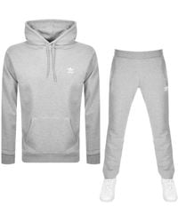 adidas superstar tracksuit grey