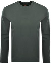 BOSS - Boss Tchark Long Sleeve T Shirt Dark - Lyst