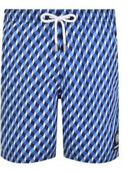 Sandbanks - Geometric Swim Shorts - Lyst