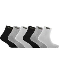 Lacoste - 6 Pack Ankle Socks - Lyst