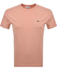 Lacoste - Crew Neck T Shirt - Lyst