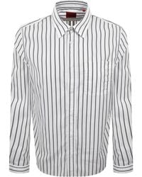 HUGO - Long Sleeved Erillo Shirt - Lyst