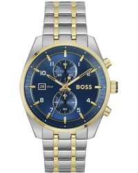 BOSS BUSINESS - Boss Skytraveller Watch - Lyst