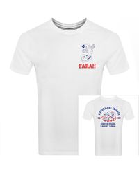 Farah - Wake Graphic T Shirt - Lyst