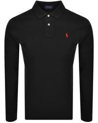 Ralph Lauren - Long Sleeve Polo T Shirt - Lyst