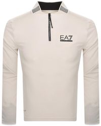 EA7 - Emporio Armani Long Sleeved T Shirt - Lyst