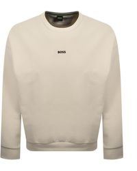 BOSS - Boss Stenson Relaxed Sweatshirt Light - Lyst