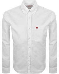 HUGO - Long Sleeved Evito Shirt - Lyst