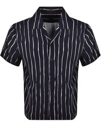 HUGO - Exolino Relaxed Fit Striped Shirt - Lyst