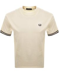 Fred Perry - Bold Tipped T Shirt - Lyst