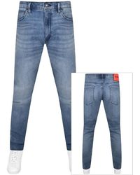 HUGO - 708 Slim Fit Jeans - Lyst