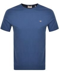 GANT - Original Regular-Fit Cotton T-Shirt - Lyst