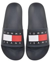 Tommy Hilfiger - Essential Logo Pool Sliders - Lyst