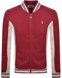 Fila - Fila Settanta Zip Track Top Garnet - Lyst