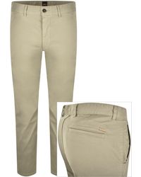 BOSS - Boss Chino Slim Trousers - Lyst