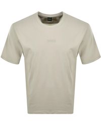BOSS - Boss Tee 10 T Shirt Light - Lyst
