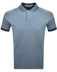 Armani - Emporio Short Sleeved Polo T Shirt - Lyst