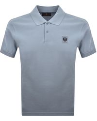 Belstaff - Logo Polo T Shirt Mist - Lyst