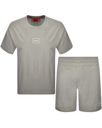 HUGO - Laze Short Set - Lyst