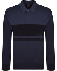BOSS - Boss Frost Tape Sweatshirt Dark - Lyst