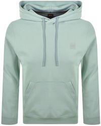 BOSS - Boss Wetalk Pullover Hoodie Aqua - Lyst