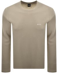 BOSS BUSINESS - Boss Waffle T Shirt Light - Lyst