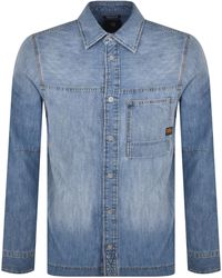 G-Star RAW - G-Star Raw Marine Long Sleeved Shirt - Lyst