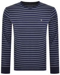 Ralph Lauren - Stripe Long Sleeve T Shirt - Lyst